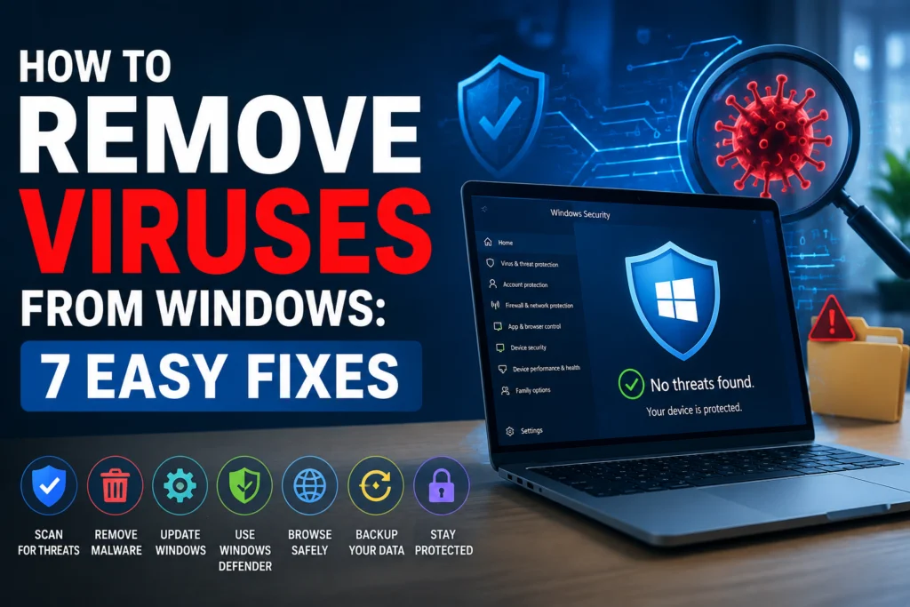 How to Remove Viruses from Windows: 7 Easy Fixes