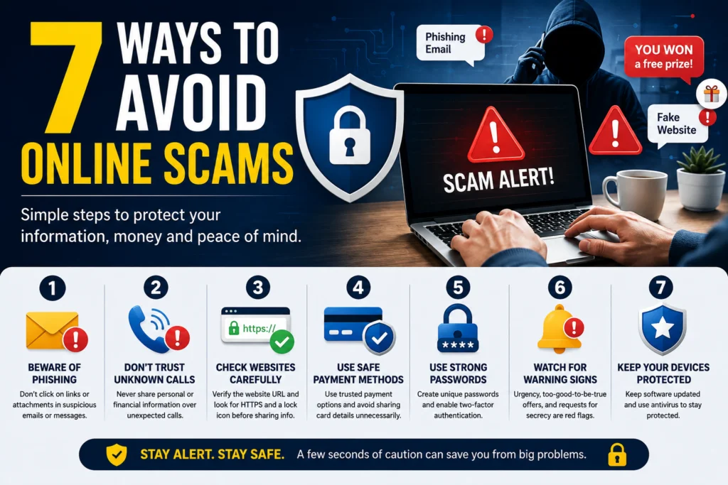7 Ways to Avoid Online Scams