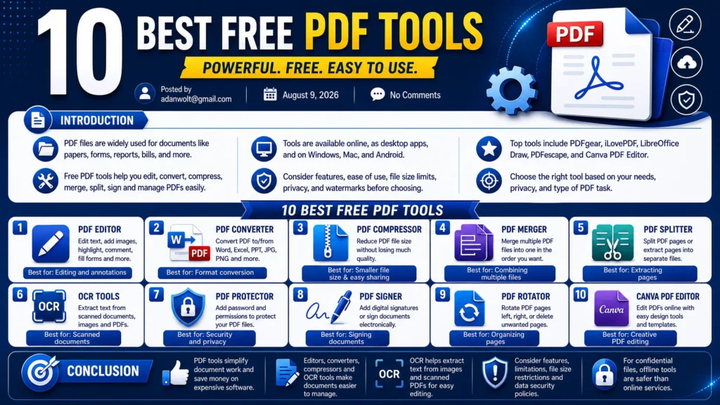 10 Best Free PDF Tools