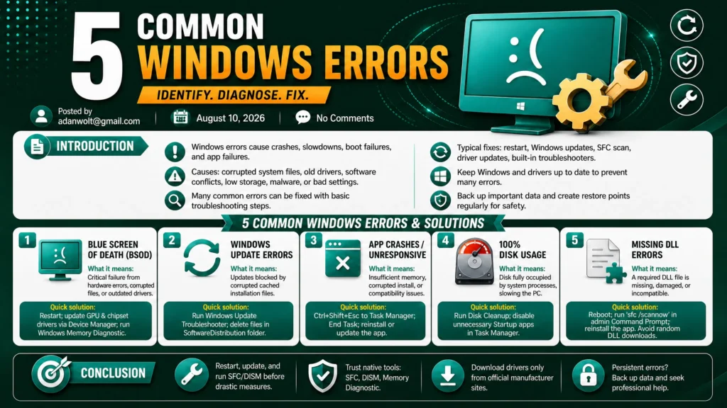 7 Proven Ways to Fix Windows Update Errors