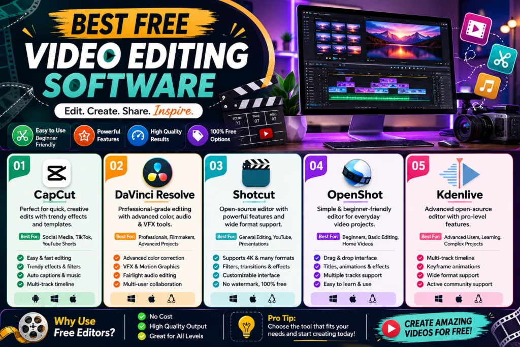 9 Best Free Video Editing Software
